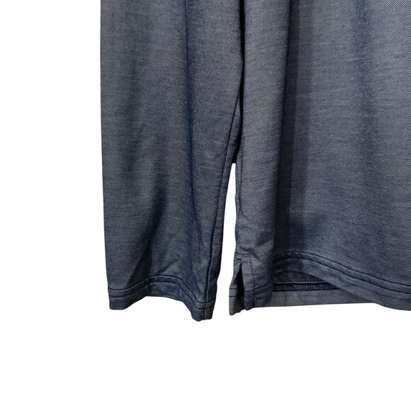 Tommy Bahama Mens Size XXL Performance Polo Shirt Long Sleeve Blue - Picture 4 of 9